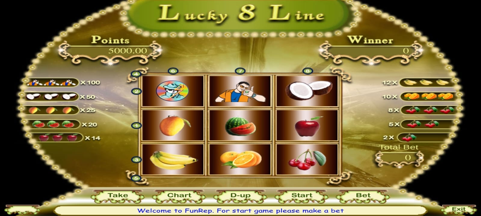 Lucky 8 Line